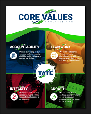 Diseño Gráfico por Fine Graphics House para Tate Engineering | Diseño: #35323131