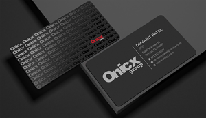 Onicx Group Business Card Design