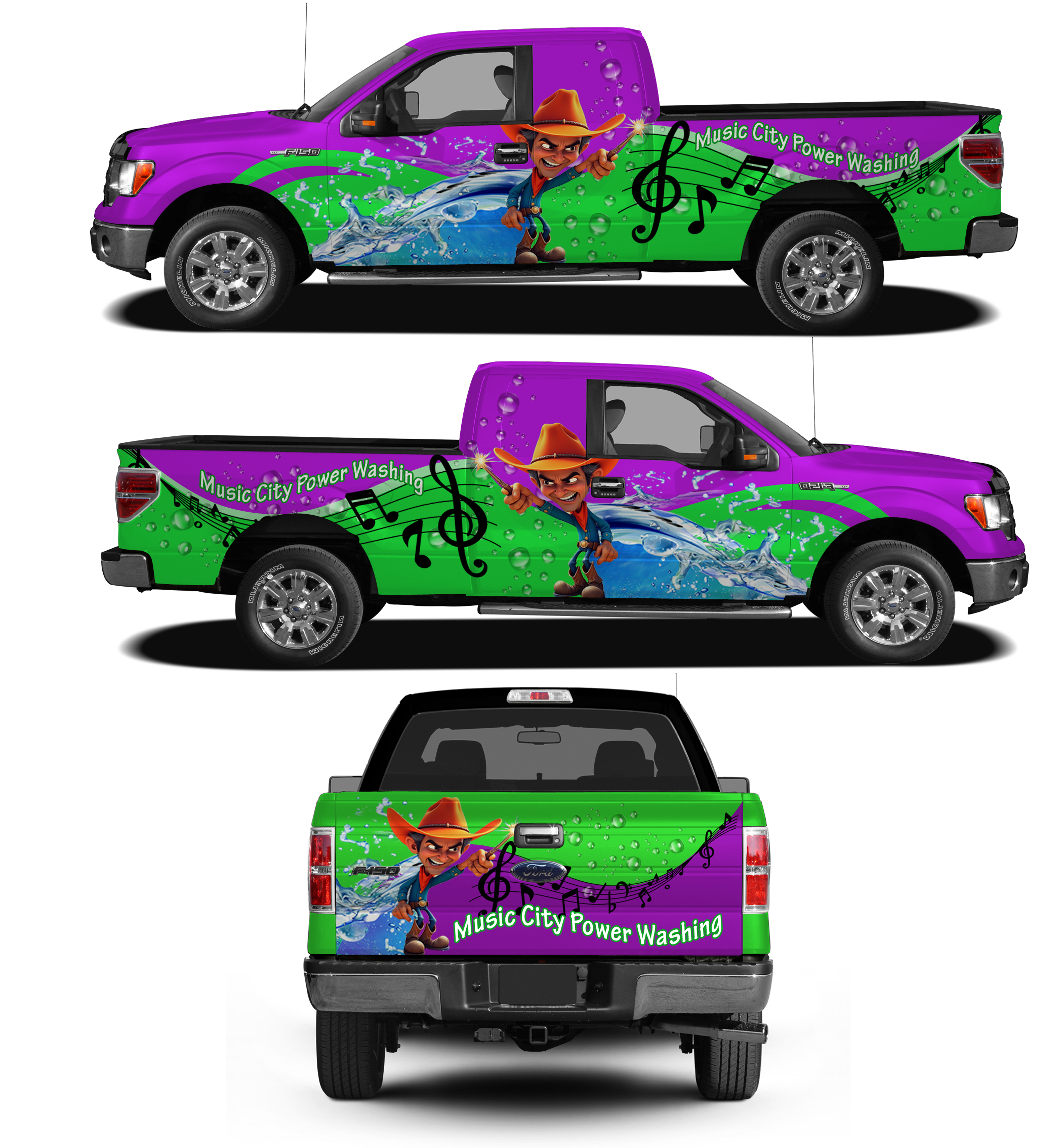 Graphic Design by Yayan gesuter for Power Wash Music City | Design #35082445