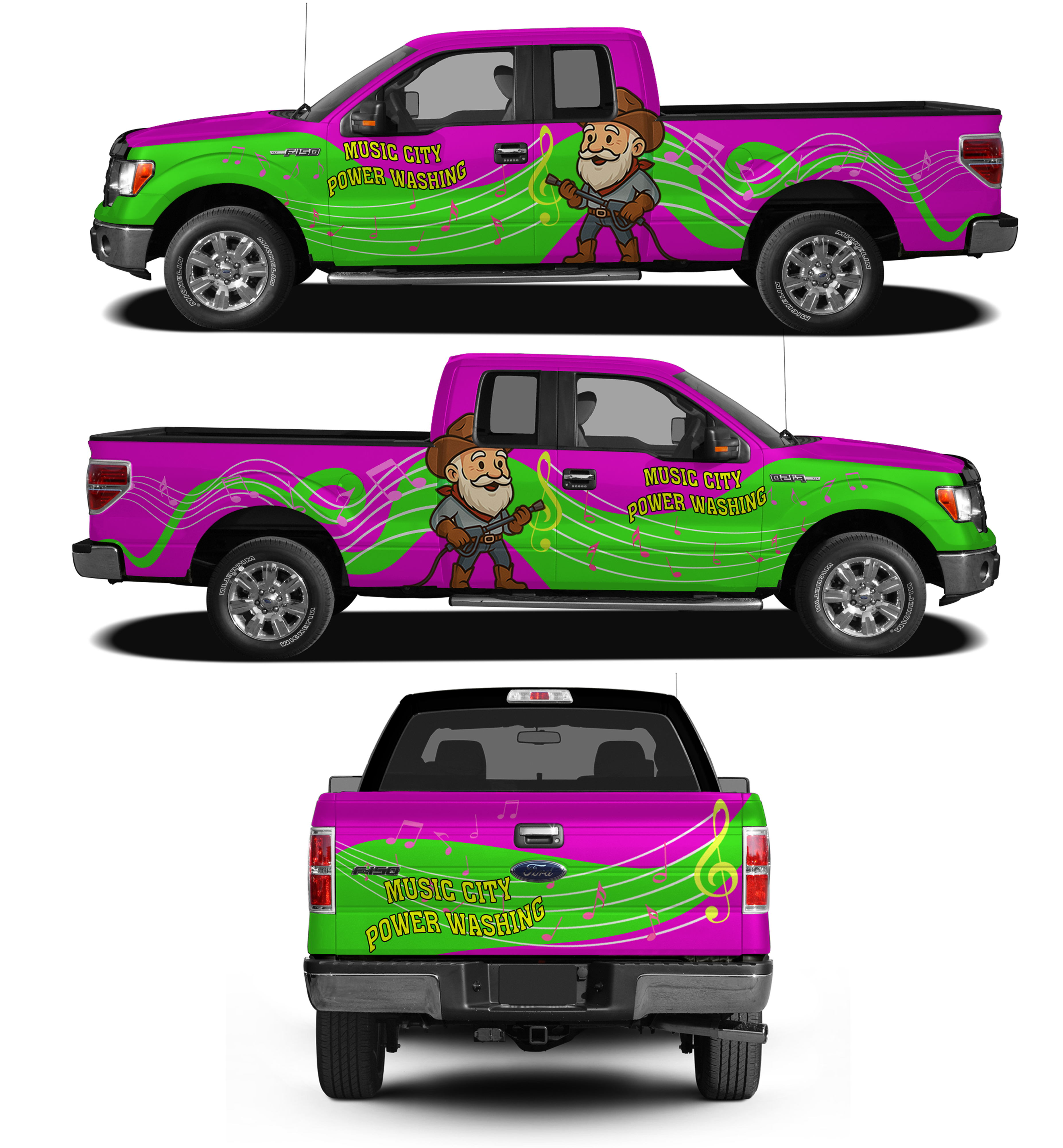 Graphic Design by Yayan gesuter for Power Wash Music City | Design #35082457