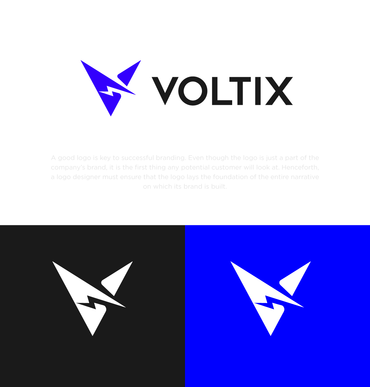 Logo Design by Abdul 20 for Voltix Ltd | Design #35108117