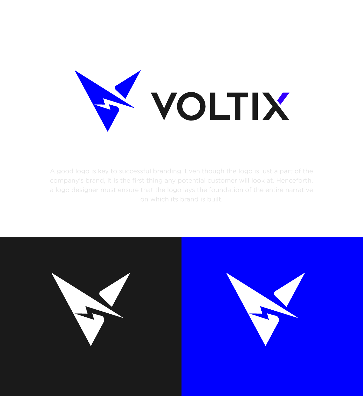 Logo Design by Abdul 20 for Voltix Ltd | Design #35108118