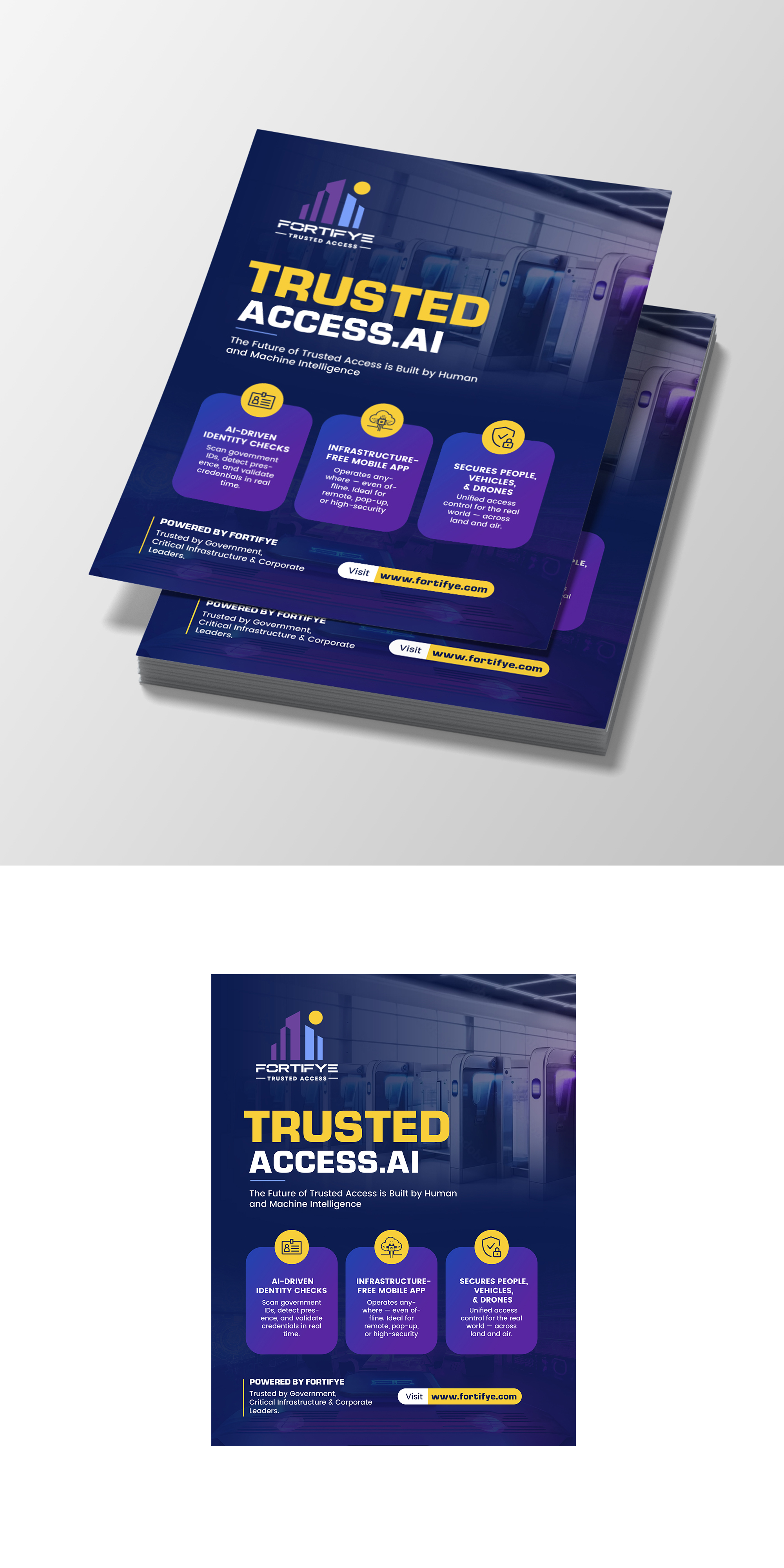 Flyer Design by Design Motion for Fortifye Inc.  | Design: #35165454