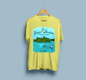 Windsor Mountain Summer Camp t-shirt design