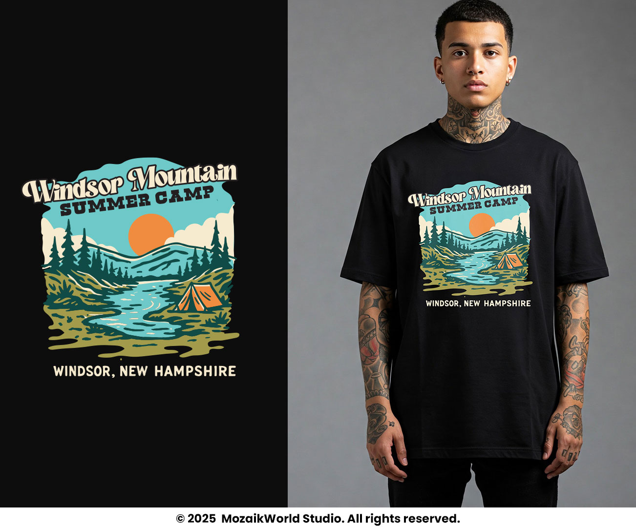 T-shirt Design by Mozaikworld Studio for this project | Design #35109355