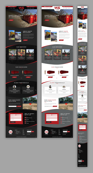 Web Design by pb for Waste Solutions of Tennessee | Design #35427971