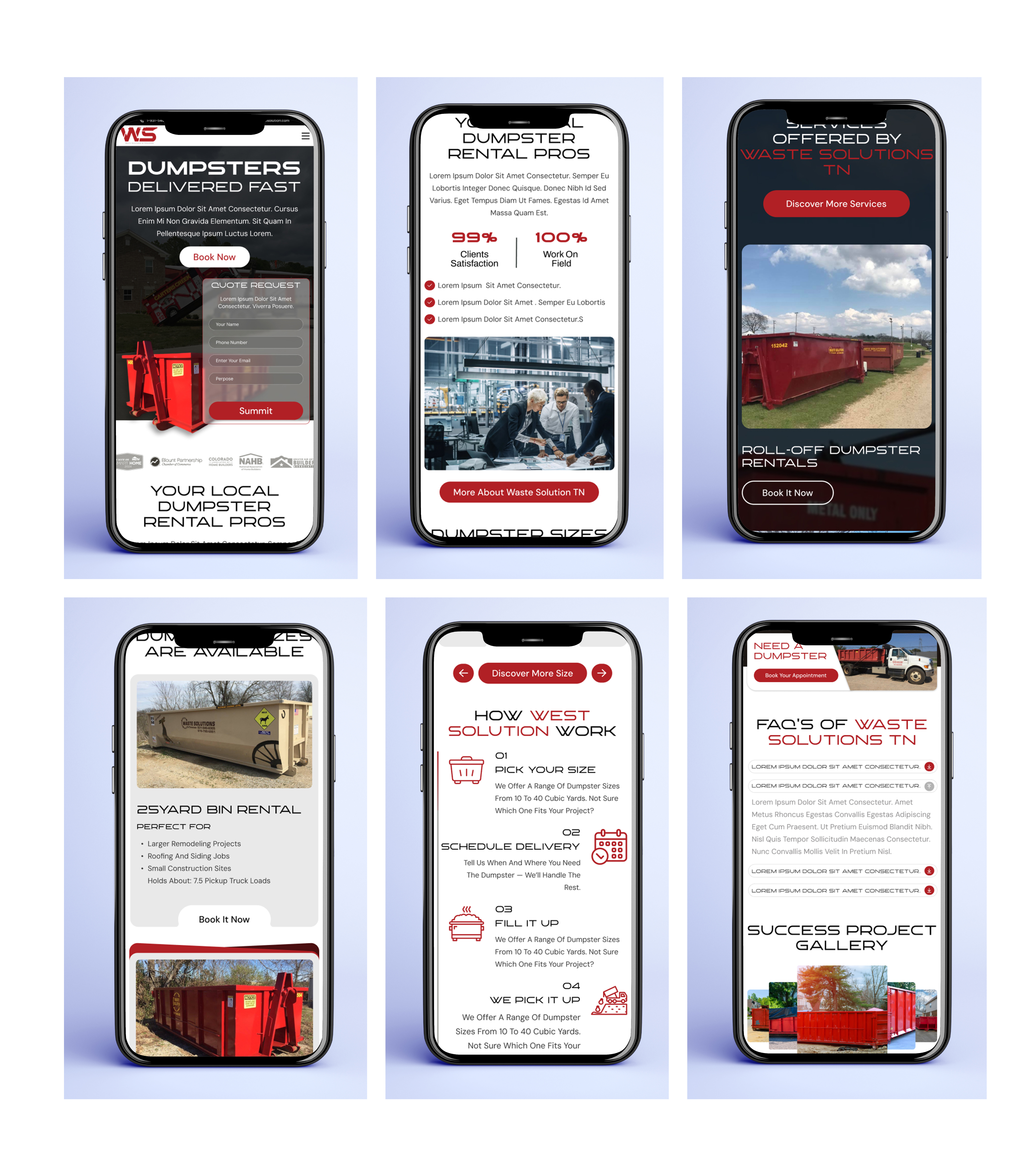 Web Design par victipedia pour Waste Solutions of Tennessee | Design #35434660