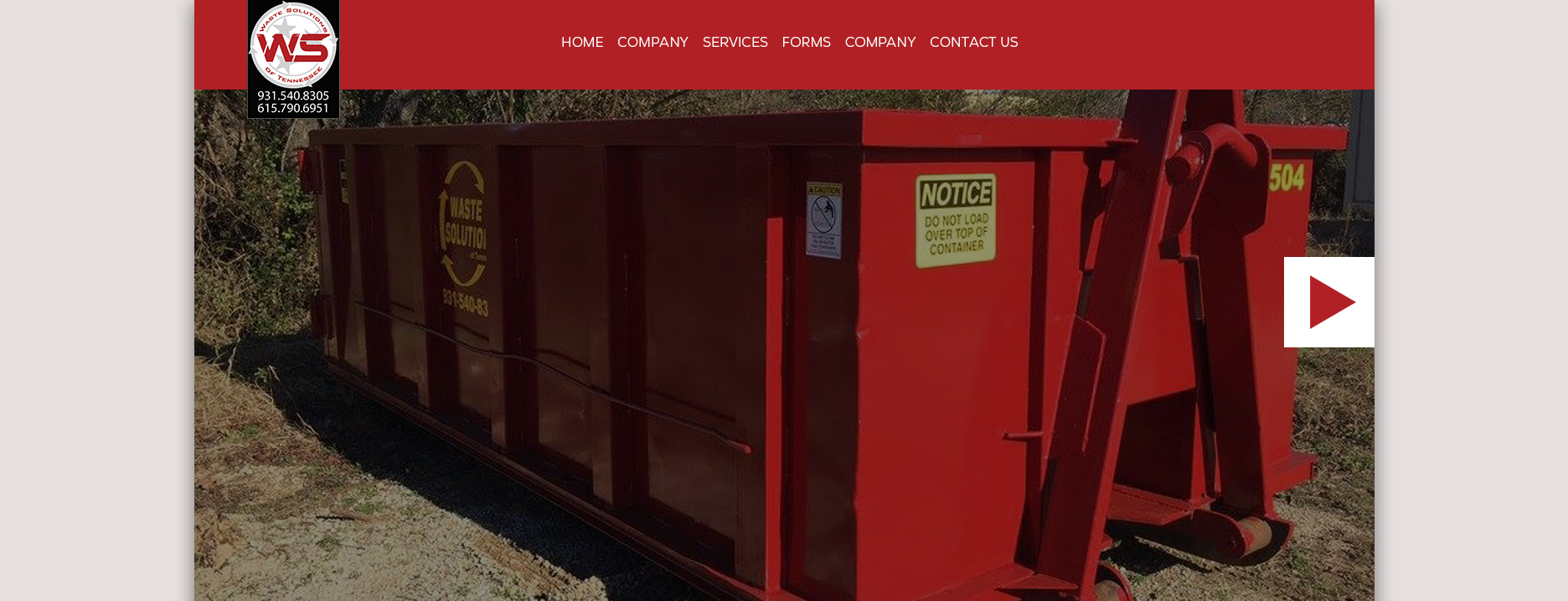 Diseño Web por amjedfaheem 2 para Waste Solutions of Tennessee | Diseño #35090743
