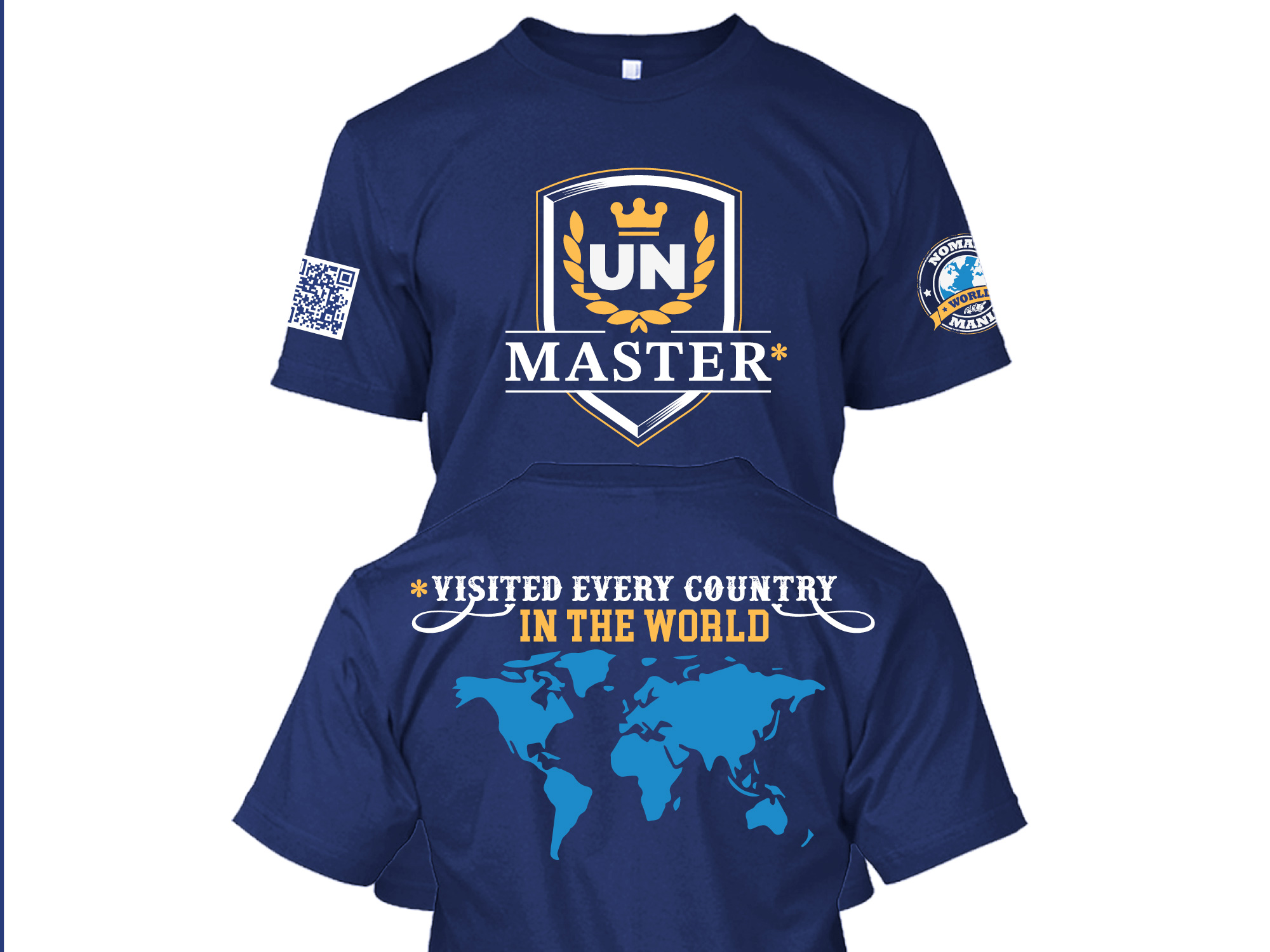 T-shirt Design by APHOTIC APPAREL for NomadMania | Design #35096219