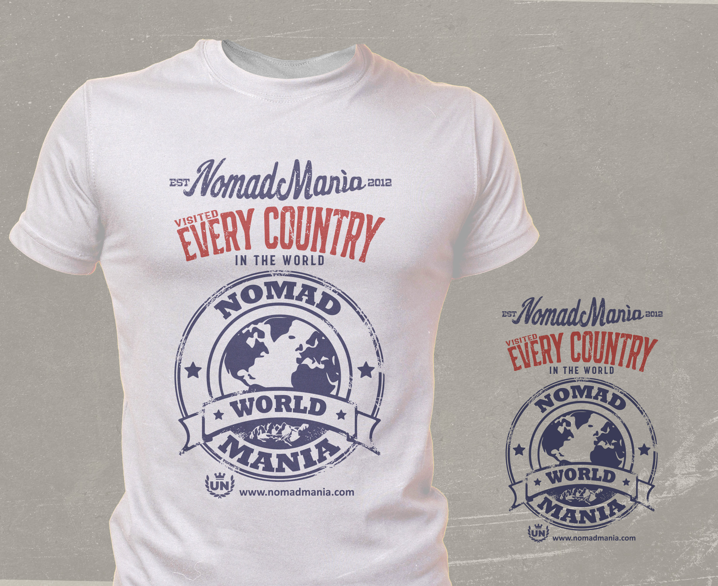 T-shirt Design by Drawingbook for NomadMania | Design #35123851