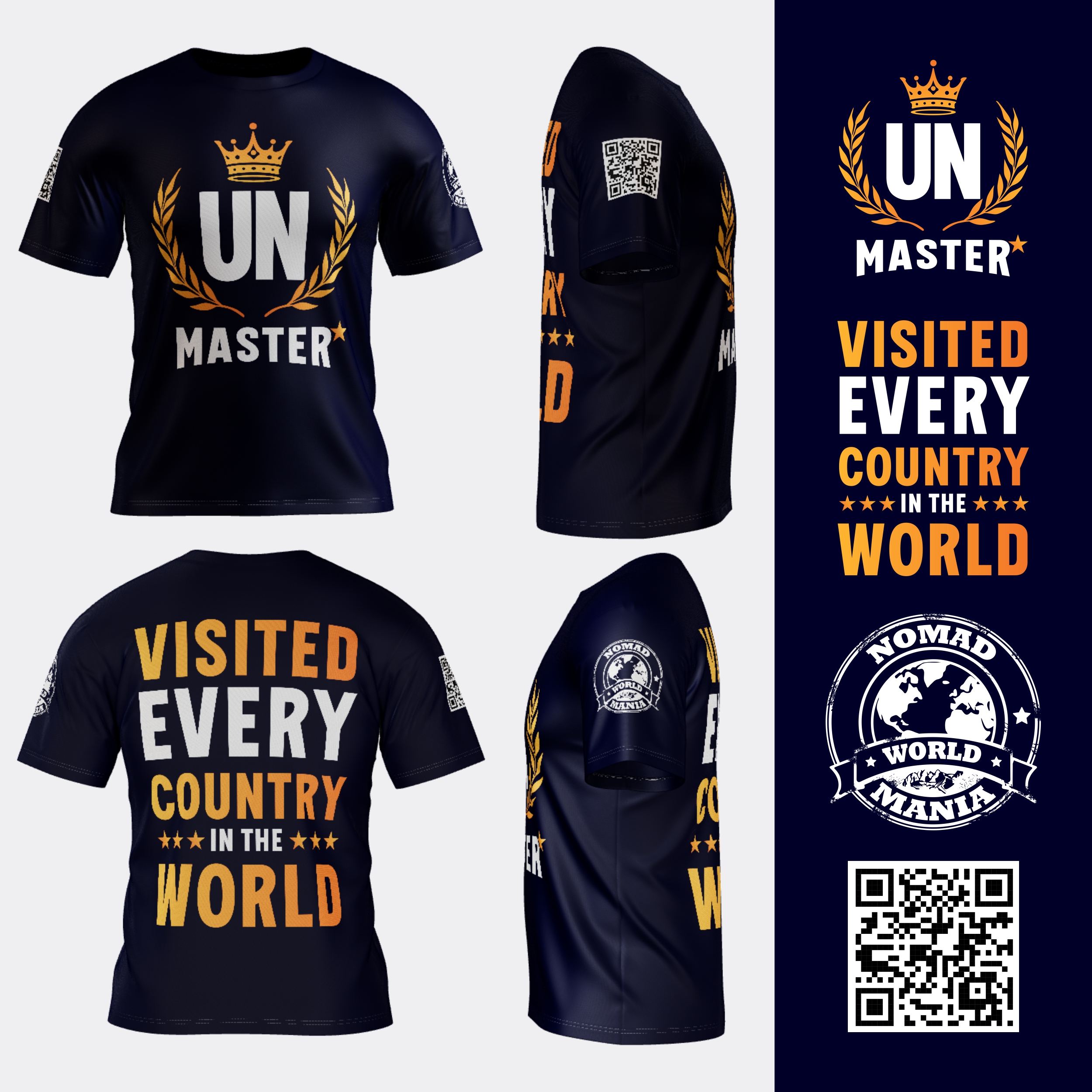 T-shirt Design by HIRADESIGN for NomadMania | Design #35091590