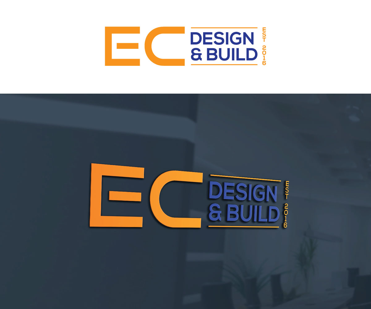 Logo Design by Luckey yaari for EC Design & Build  | Design #35089473