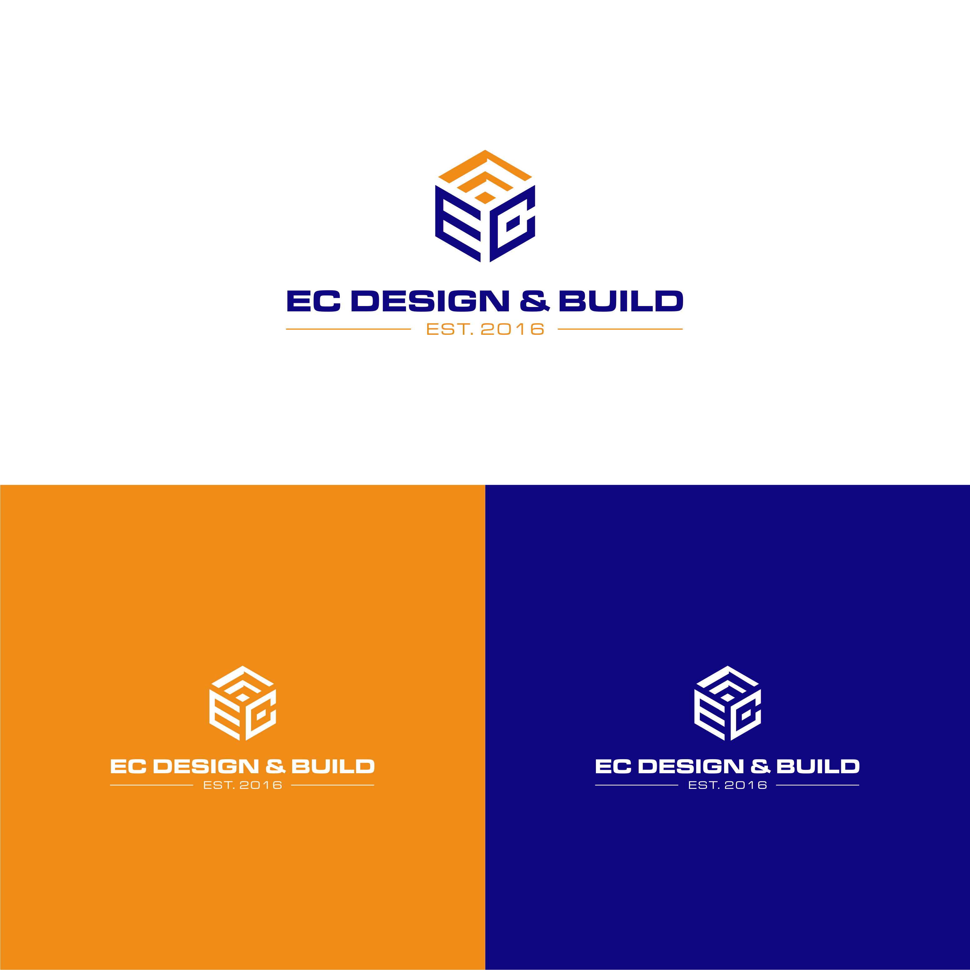 Logo Design by melzh for EC Design & Build  | Design #35091489