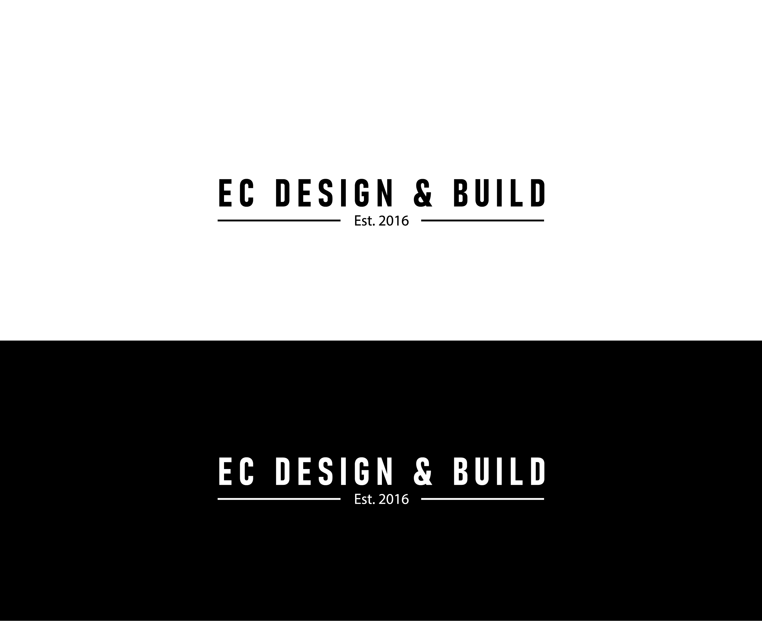 Logo Design by 99 Art.. for EC Design & Build  | Design #35090779