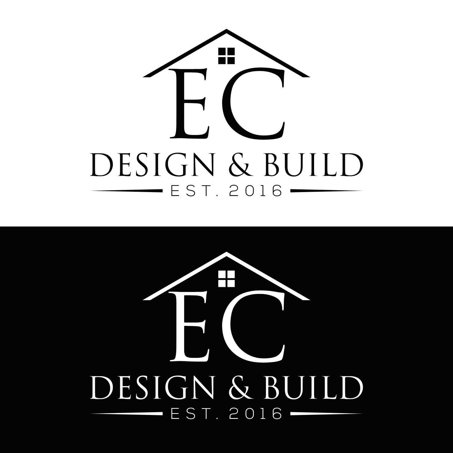 Logo Design by design wae for EC Design & Build  | Design #35088255