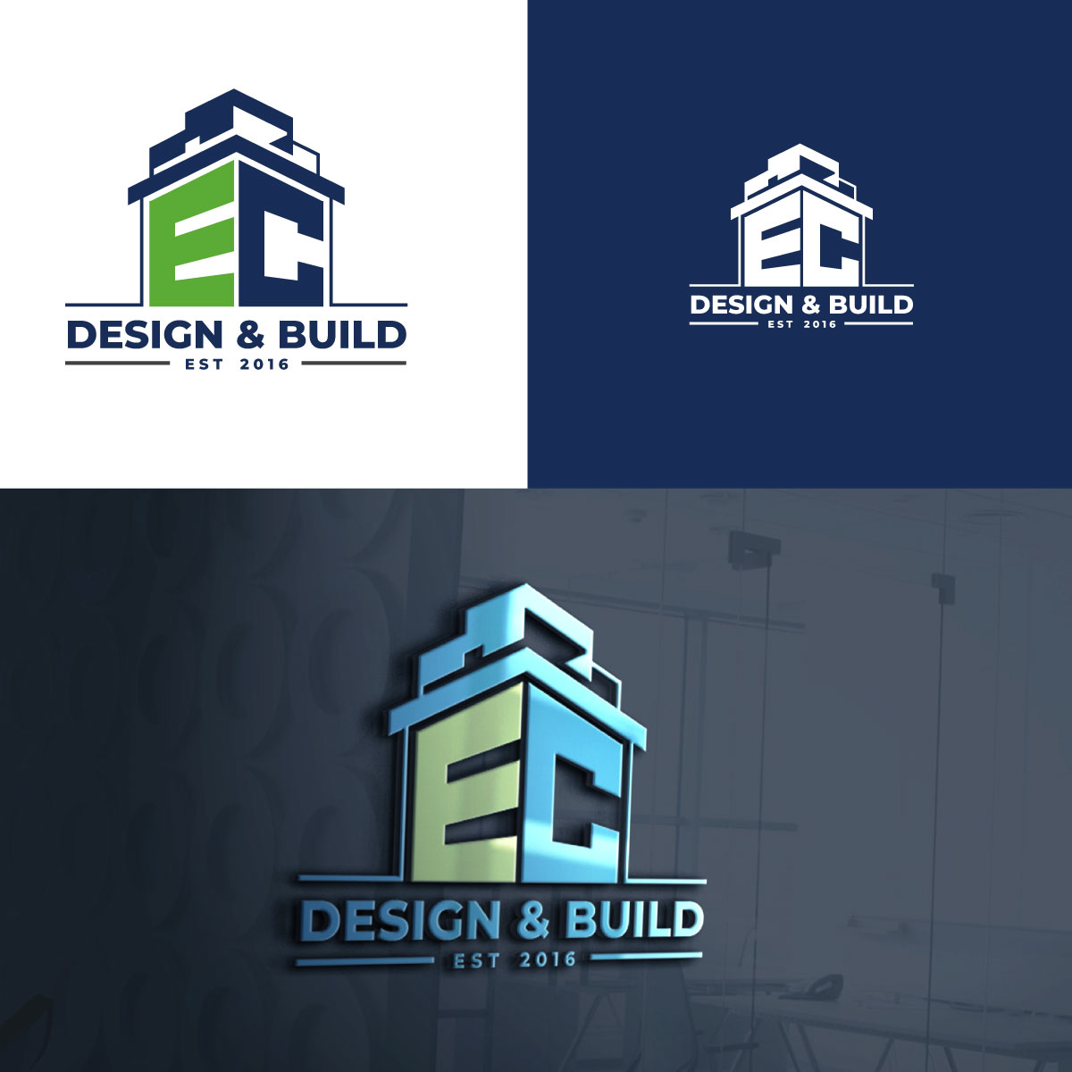 Logo Design by dianagargaritza for EC Design & Build  | Design #35093787