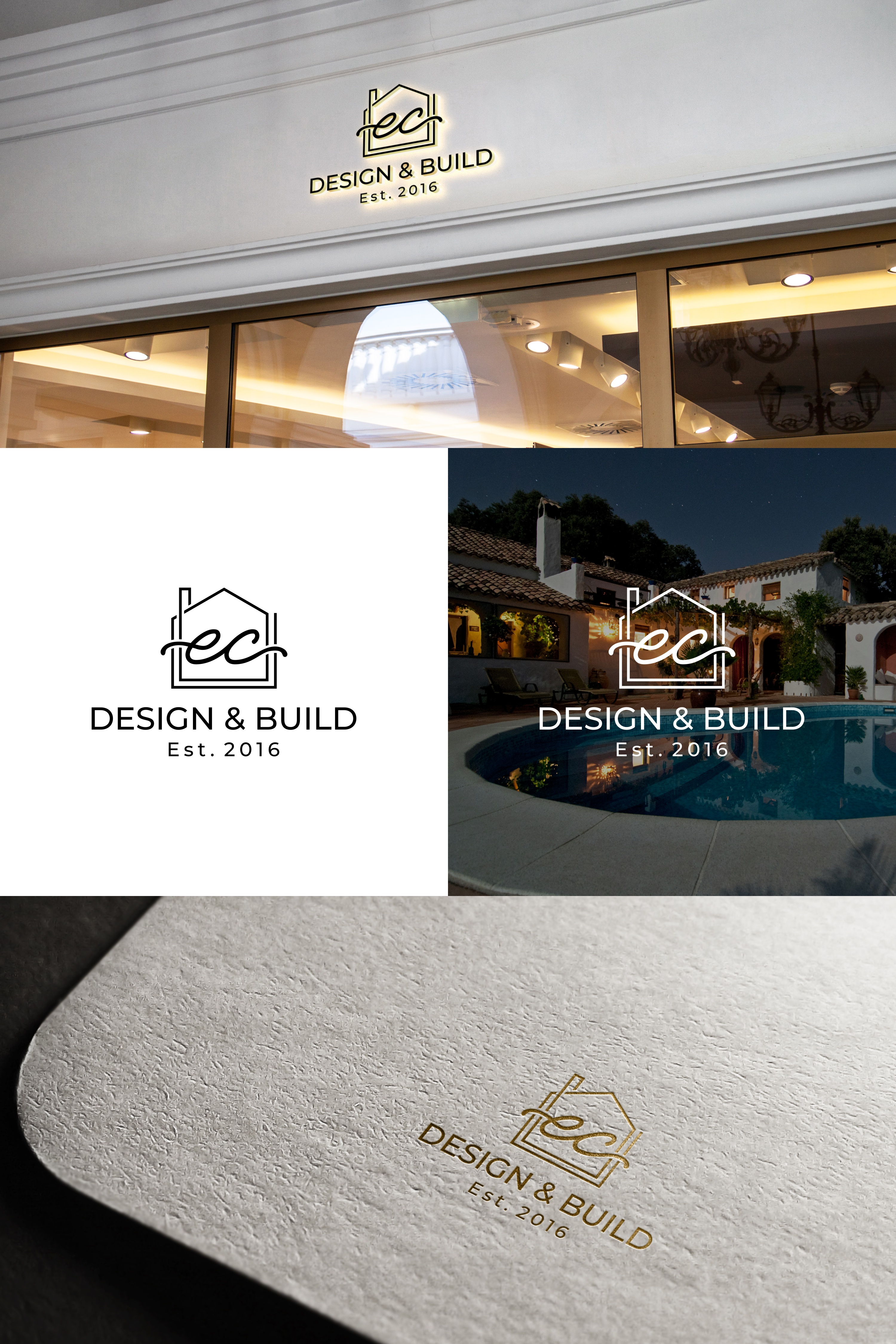 Logo Design by syad666 for EC Design & Build  | Design #35088619