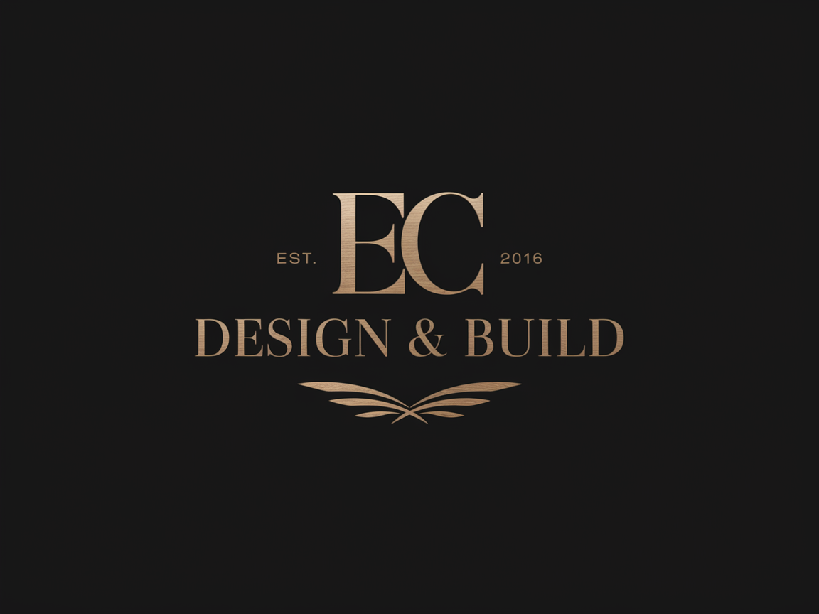 Logo Design by Mukuuu for EC Design & Build  | Design #35091766