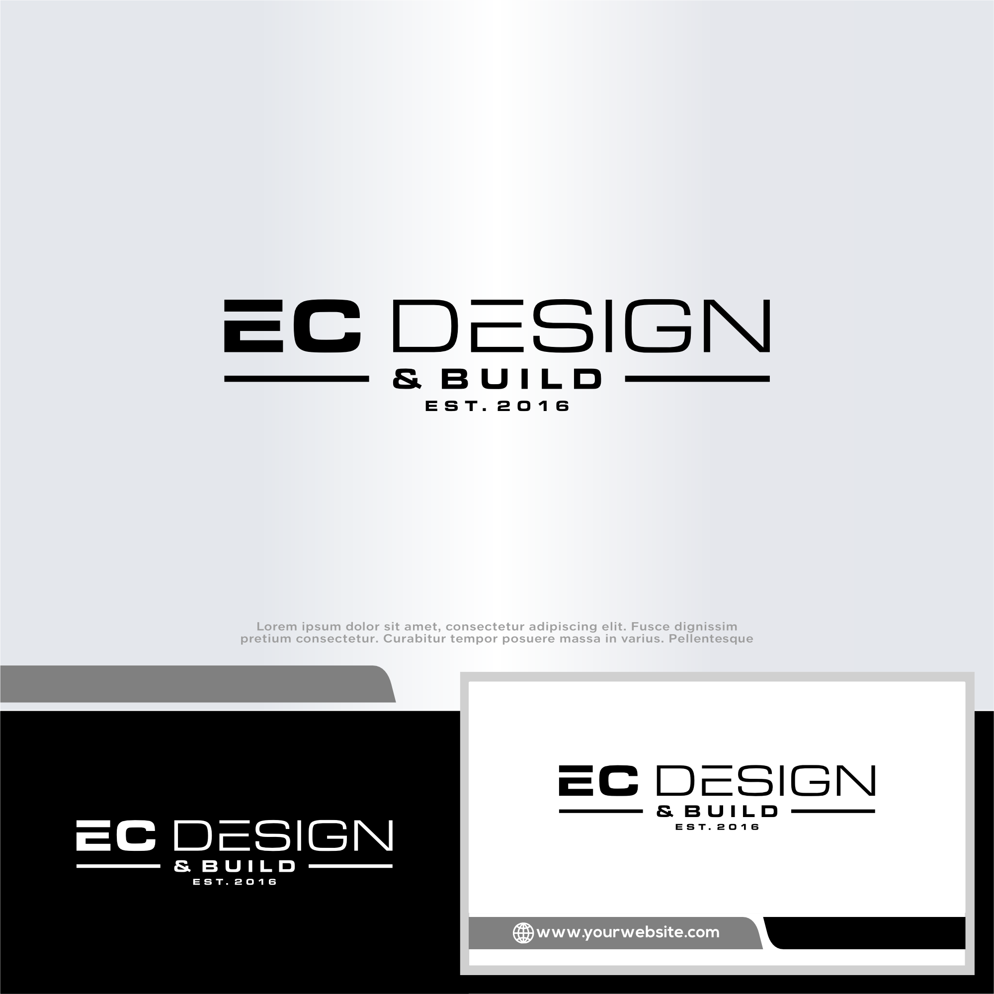 Logo Design by win it for EC Design & Build  | Design #35088314