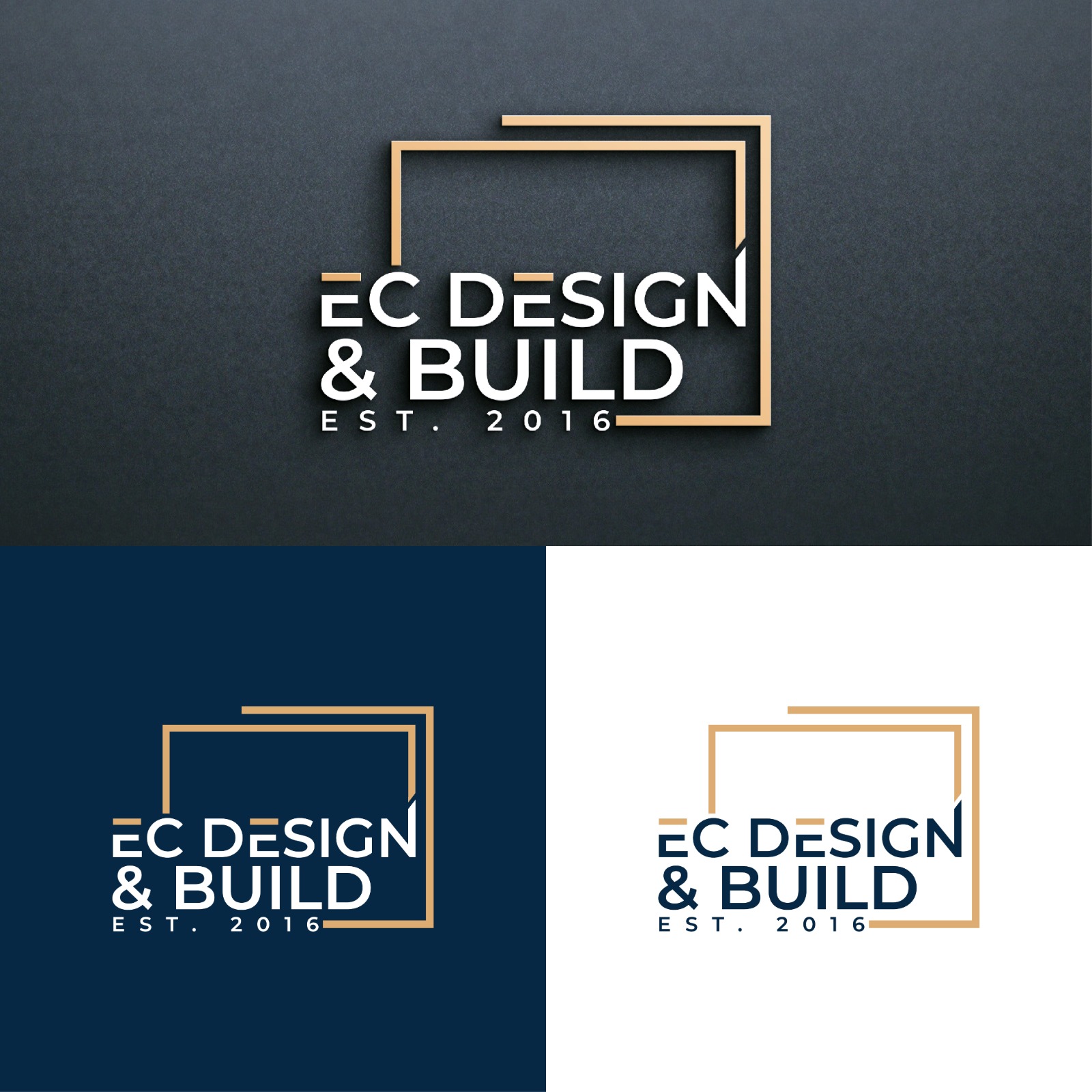 Logo Design by Titan Solbiz for EC Design & Build  | Design #35092501