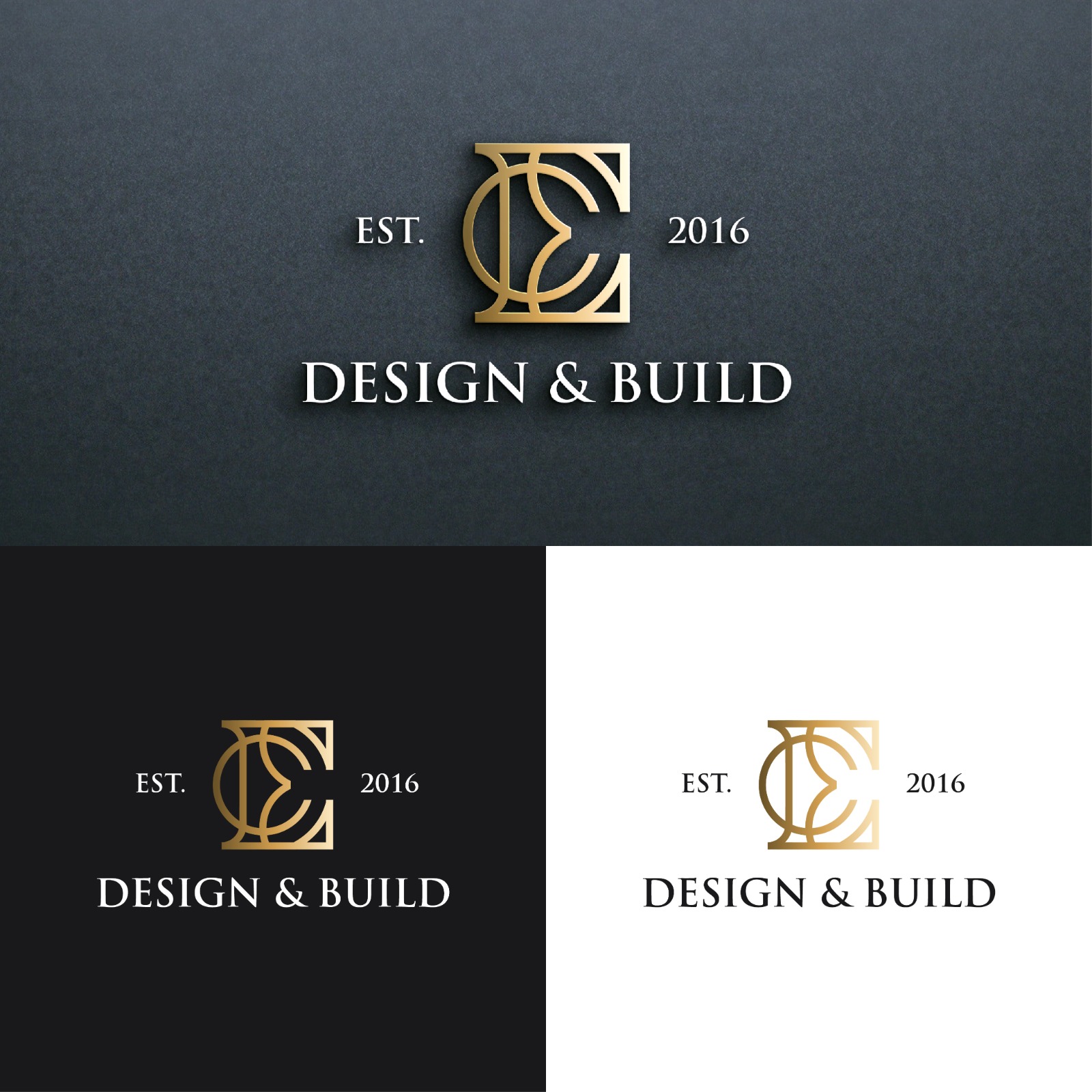 Logo Design by Titan Solbiz for EC Design & Build  | Design #35092503