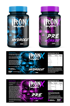 Supplement Brand Product Labels