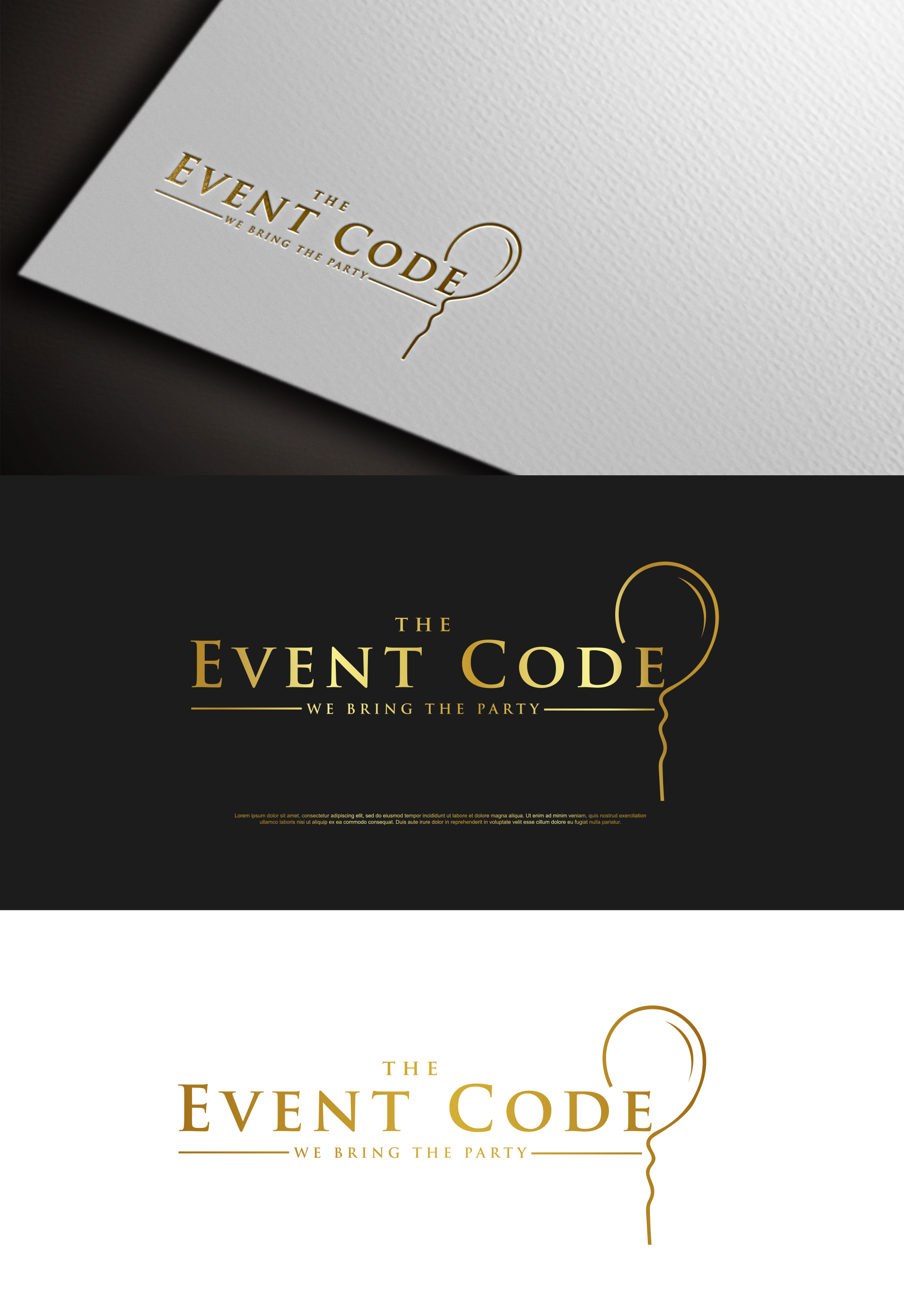 Diseño de Logo por Jelena B para The Event Kode | Diseño #35093433