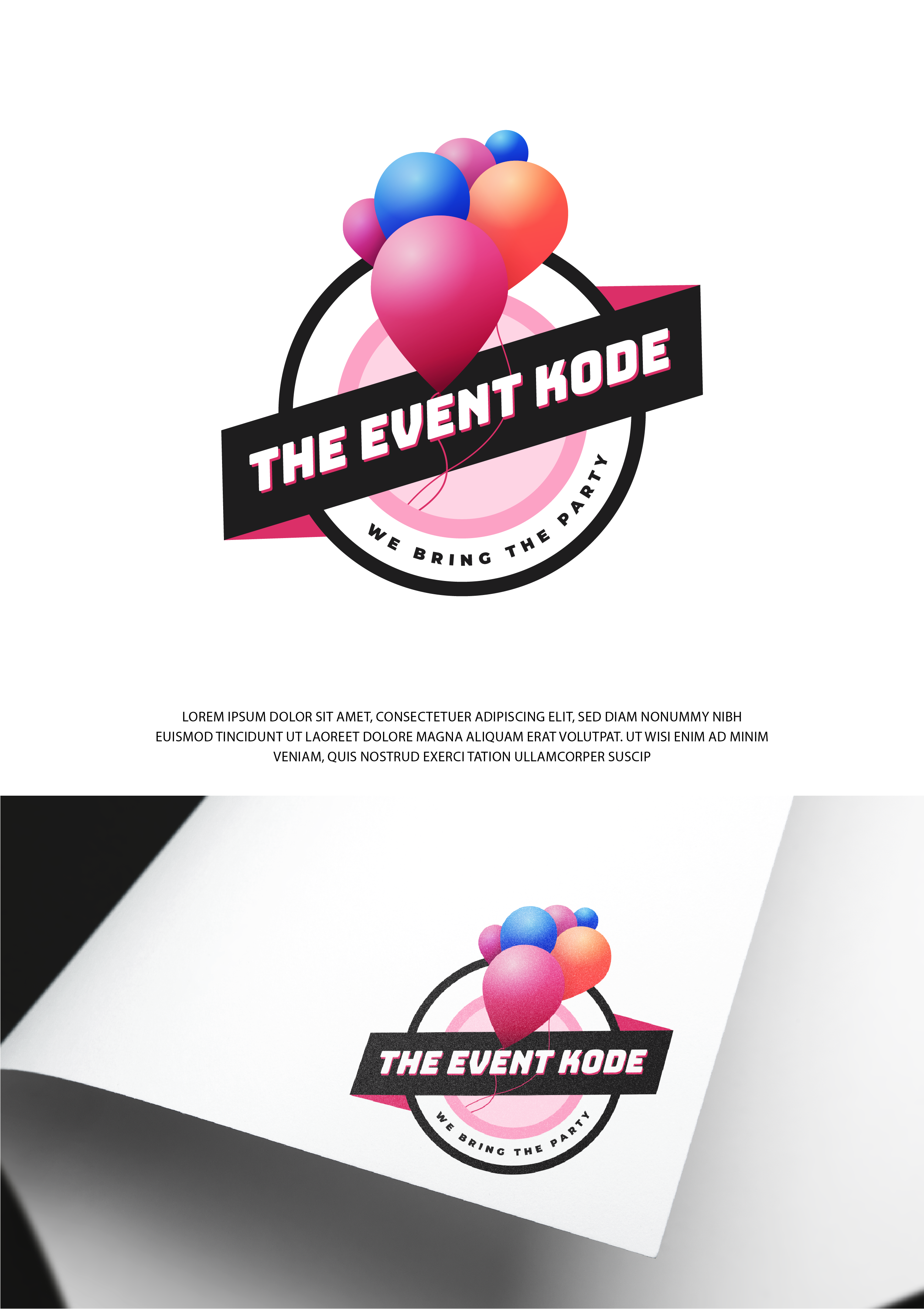 Logo Design by Fezy Design Studio for The Event Kode | Design #35091275