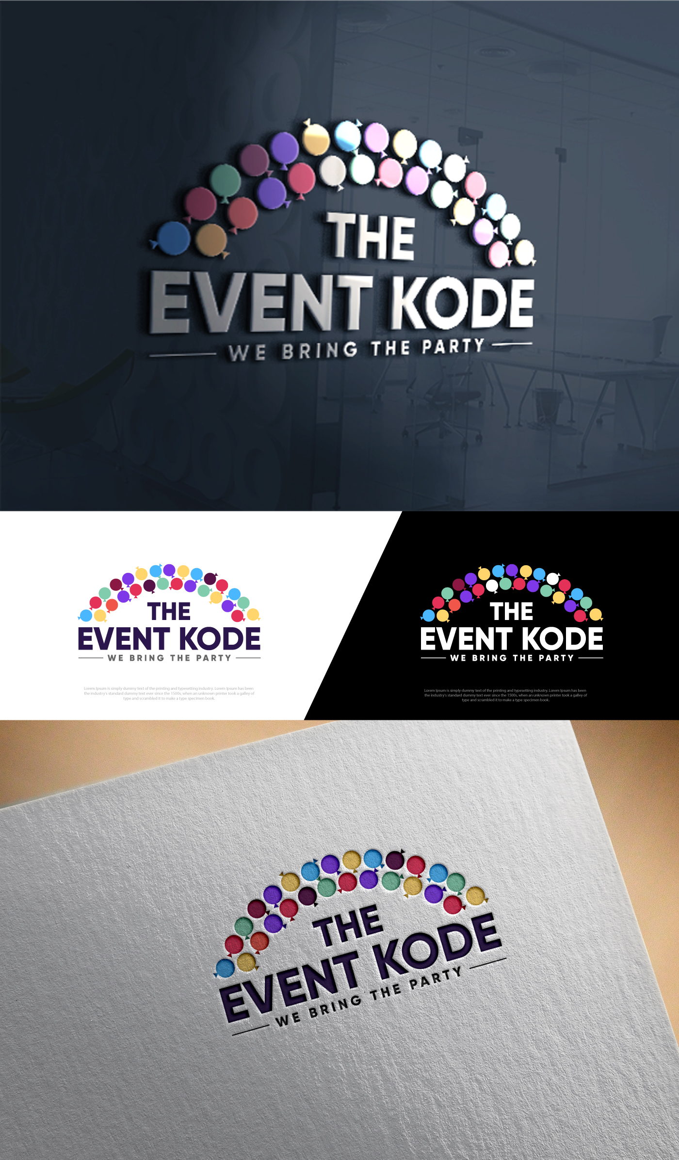 Logo Design by Cool-Designer for The Event Kode | Design #35092479