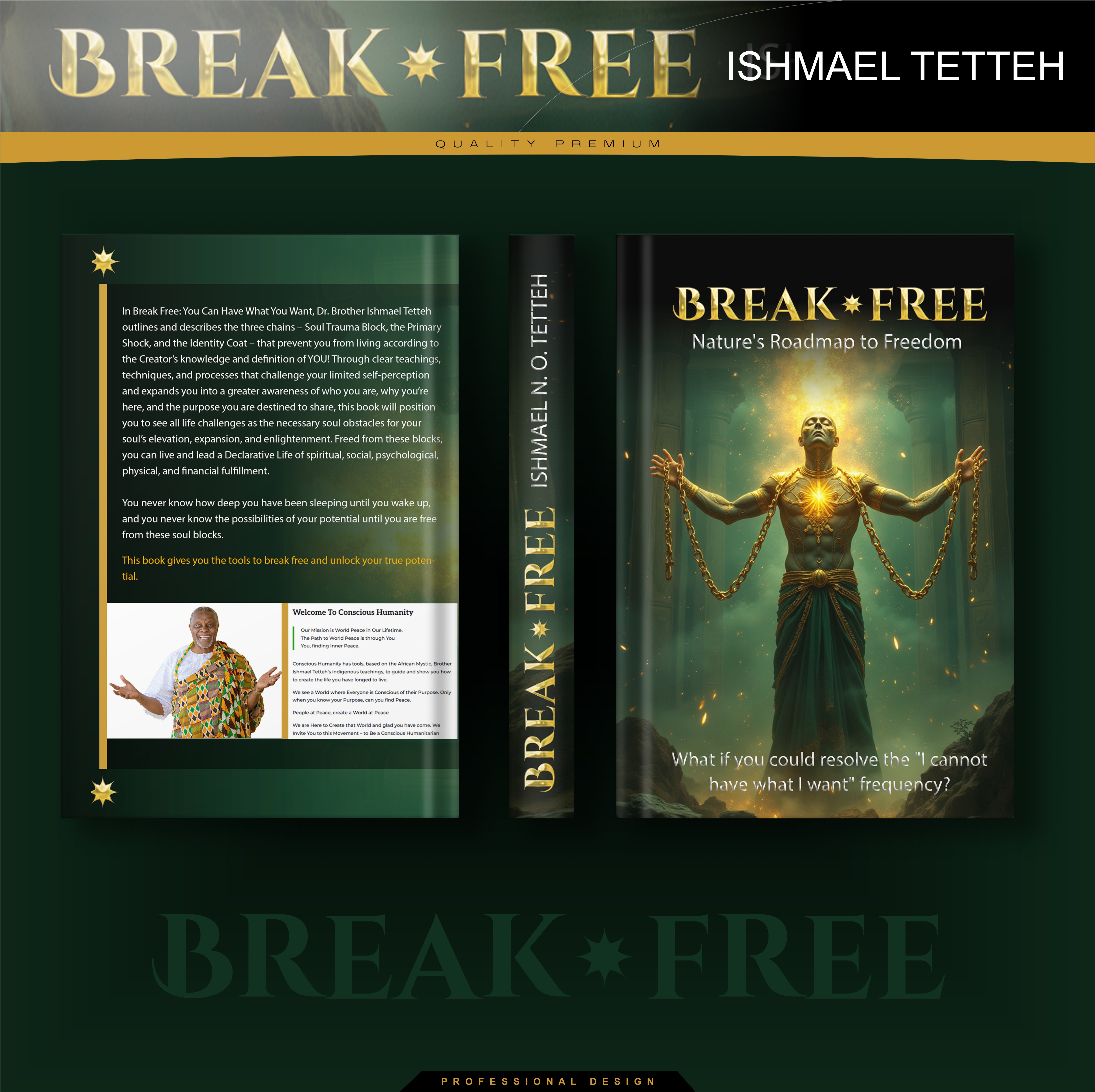 Book Cover Design by MARO07 for Conscious Humanity, Inc | Design #35094685