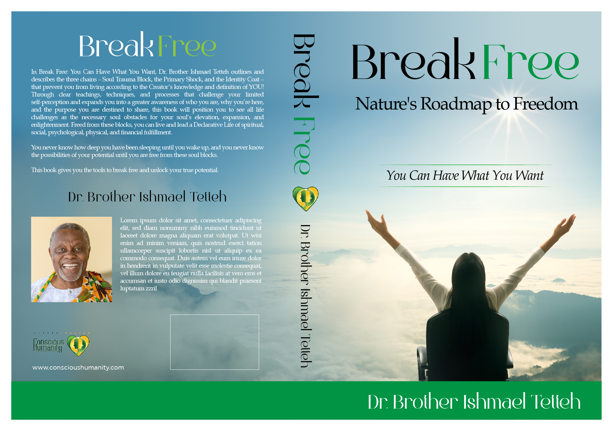 Book Cover Design by abdul700 for Conscious Humanity, Inc | Design #35091919