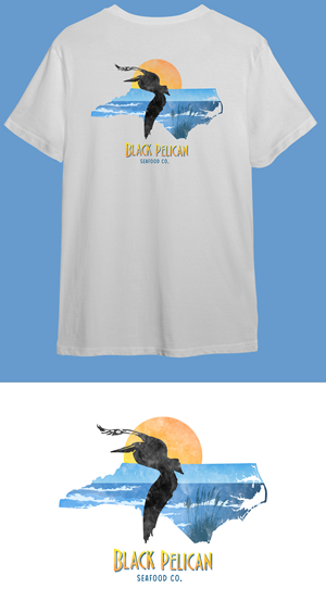 T-shirt Design by Karim Craft for Black Pelican Seafood Company | Design: #35110074