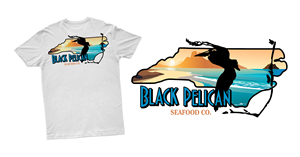 T-shirt Design by FLOWSTATE UNION for Black Pelican Seafood Company | Design: #35098033