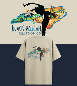 T-shirt Design by Baraka Joe for Black Pelican Seafood Company | Design: #35106421