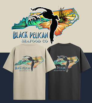 T-shirt Design by Baraka Joe for Black Pelican Seafood Company | Design: #35107083