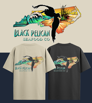 T-shirt Design by Baraka Joe for Black Pelican Seafood Company | Design: #35138520