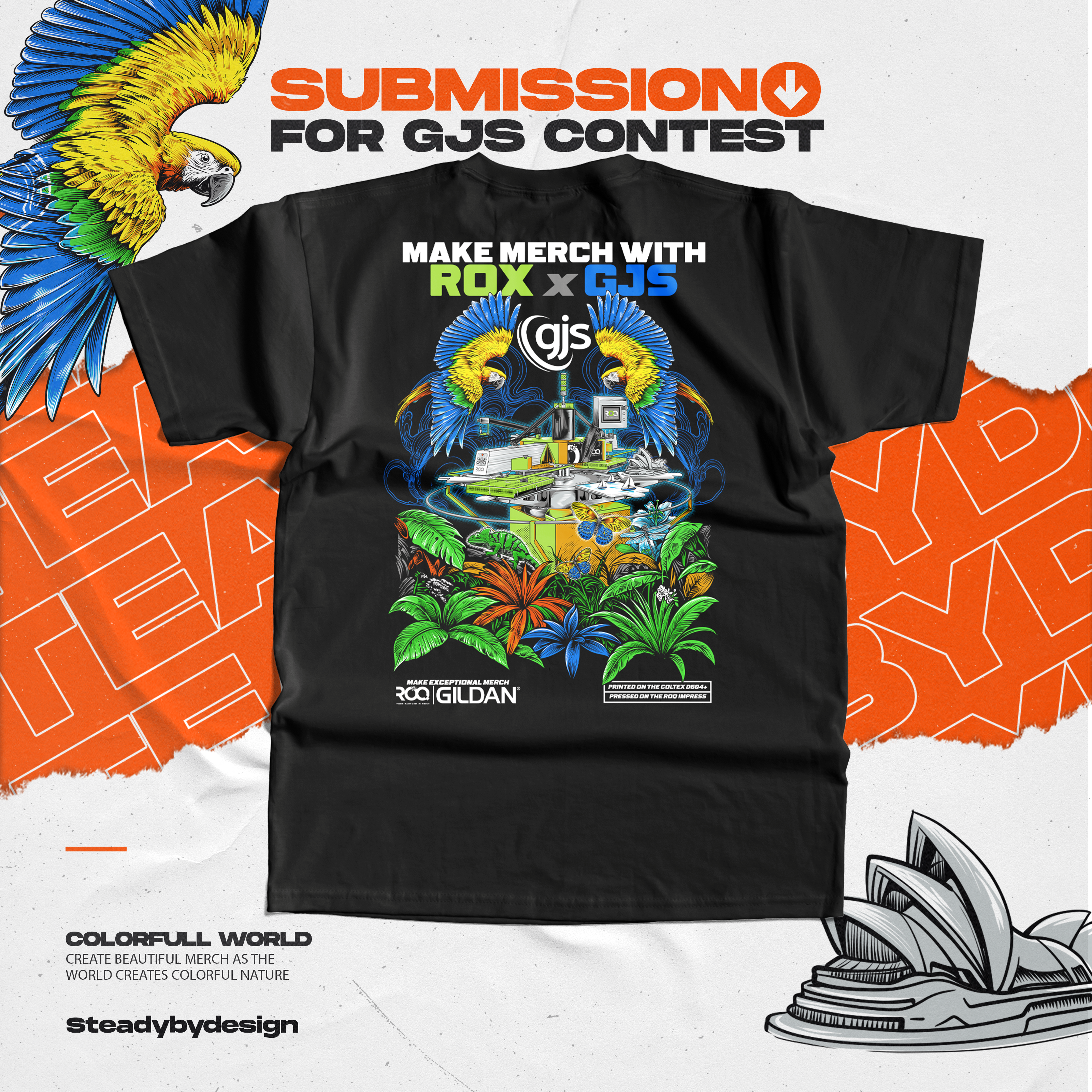 T-shirt Design by WAGUM Studio for GJS Group Australia | Design #35118537