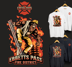 T-shirt Design by iqbalyozanda for Ebbetts Pass Firefighters Association | Design: #35146102
