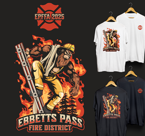 T-shirt Design by iqbalyozanda for Ebbetts Pass Firefighters Association | Design: #35146905