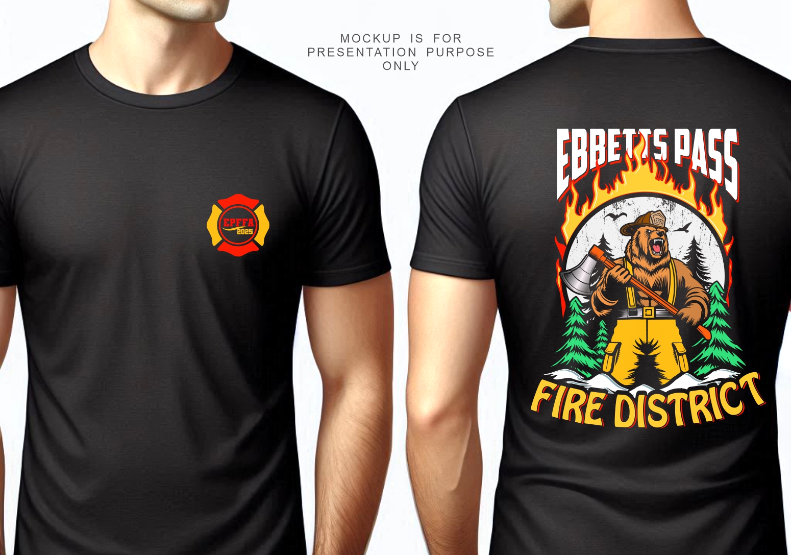 T-shirt Design by Mozez32 for Ebbetts Pass Firefighters Association | Design #35106981