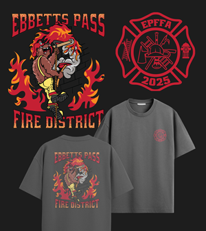 T-shirt Design by Baraka Joe for Ebbetts Pass Firefighters Association | Design: #35106015