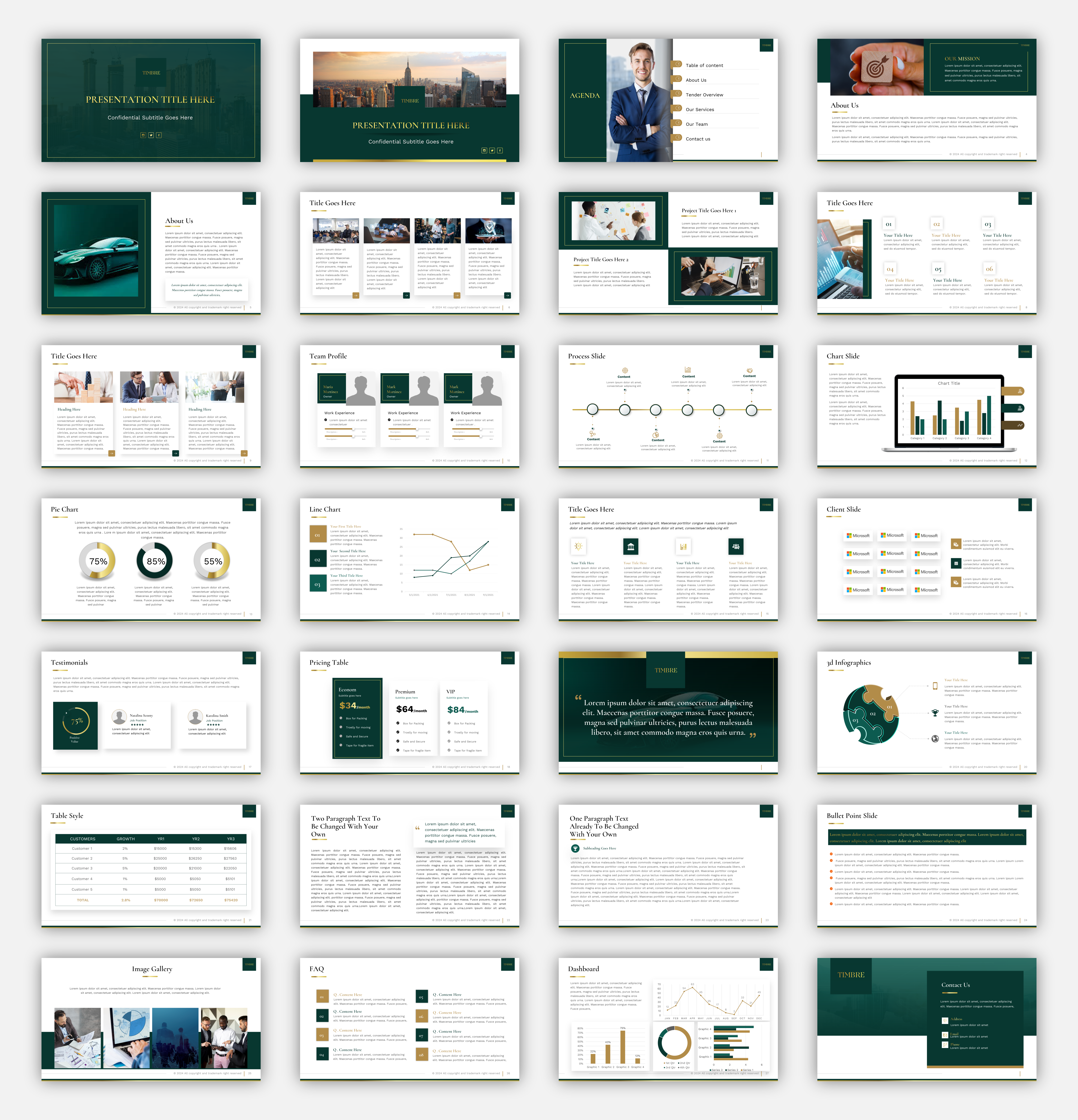 PowerPoint Design by MNTK for Write Hand Studios | Design #35139152