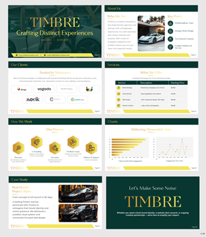 PowerPoint Design by pb for Write Hand Studios | Design: #35105928
