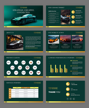PowerPoint Design by pb for Write Hand Studios | Design: #35112586