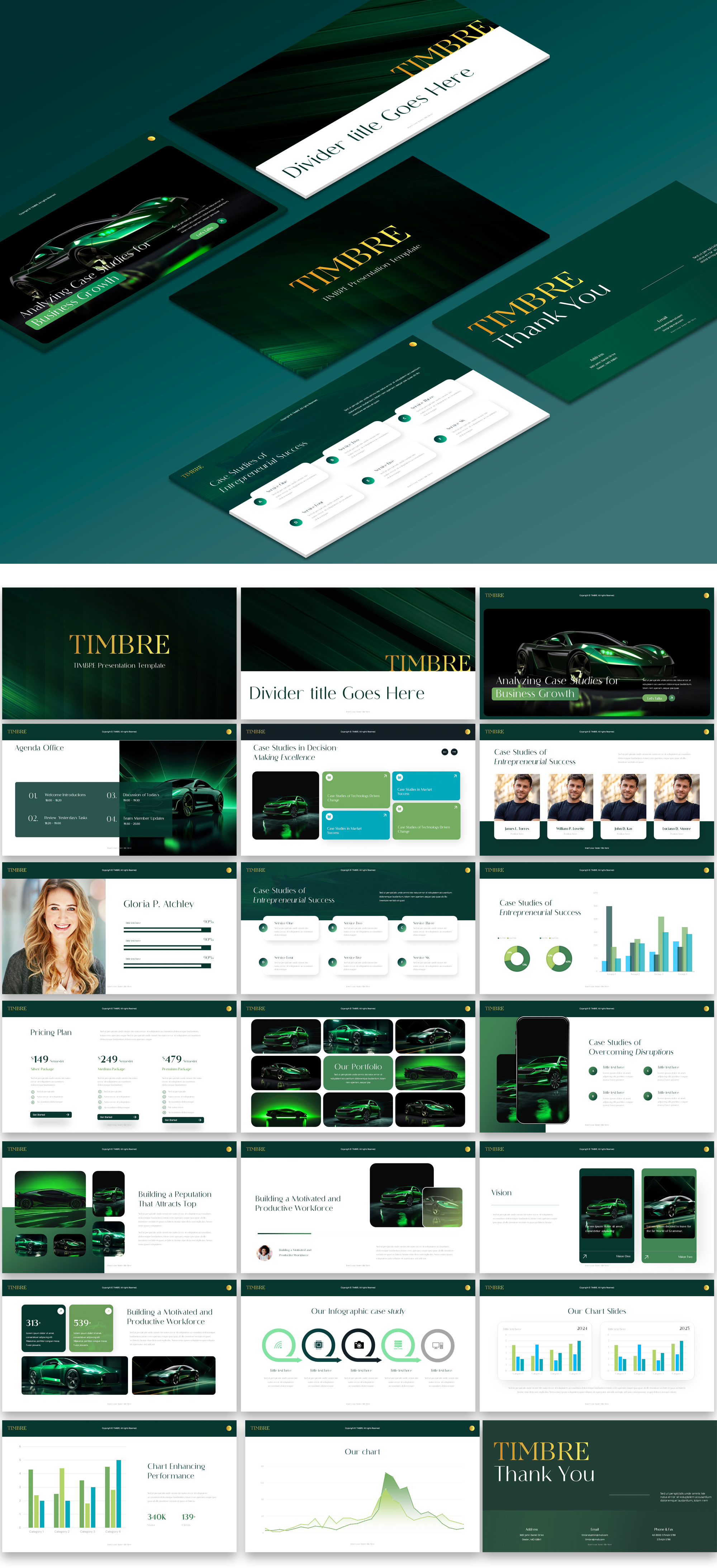 PowerPoint Design by Imazing for Write Hand Studios | Design #35114356