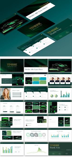 PowerPoint Design by Imazing for Write Hand Studios | Design: #35114356