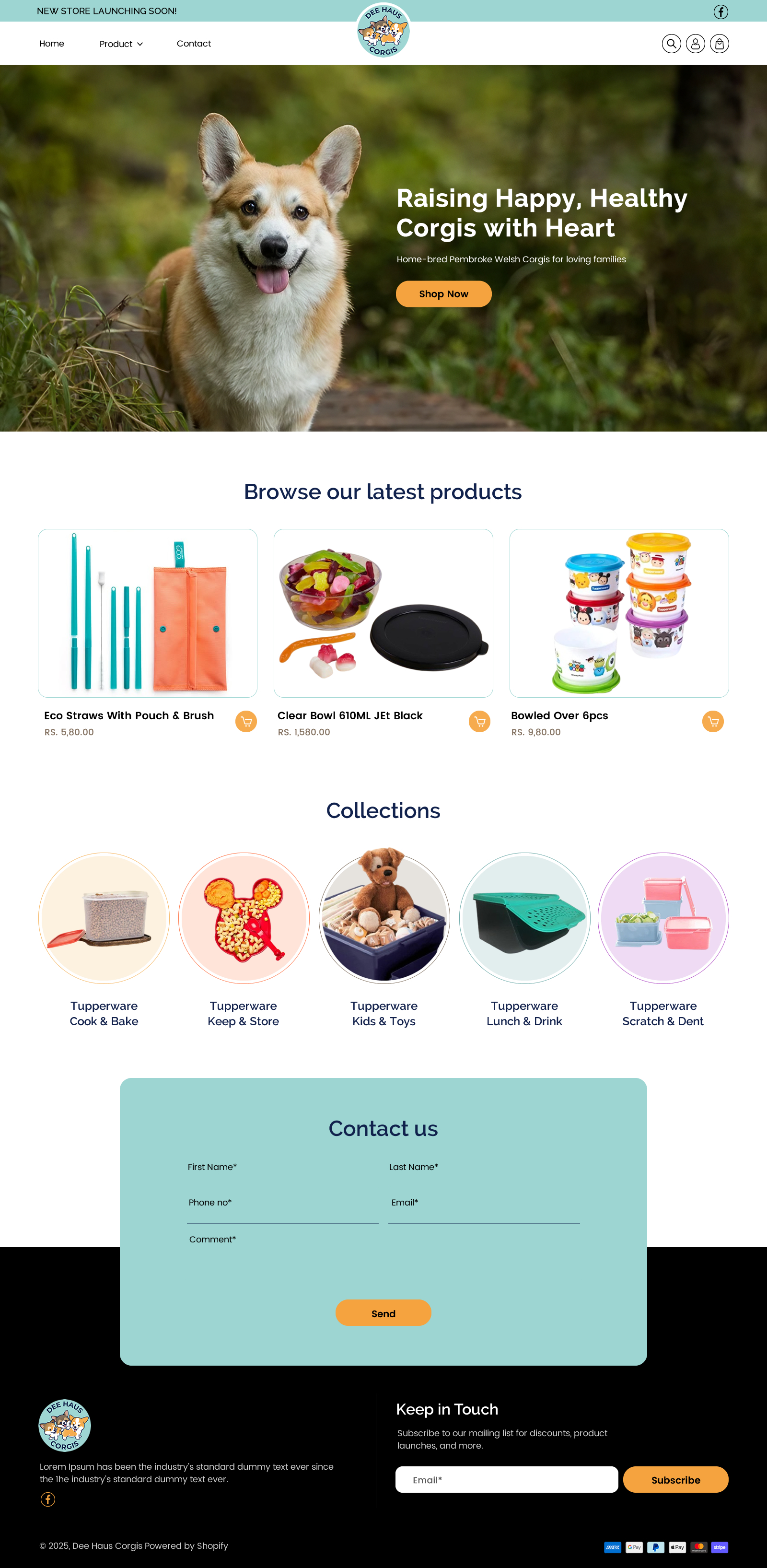 Web Design by rightway for Dee Haus Corgis | Design #35115571