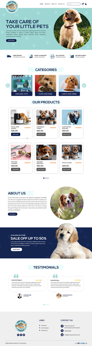 Web Design by Creations Box 2015 for Dee Haus Corgis | Design: #35113466