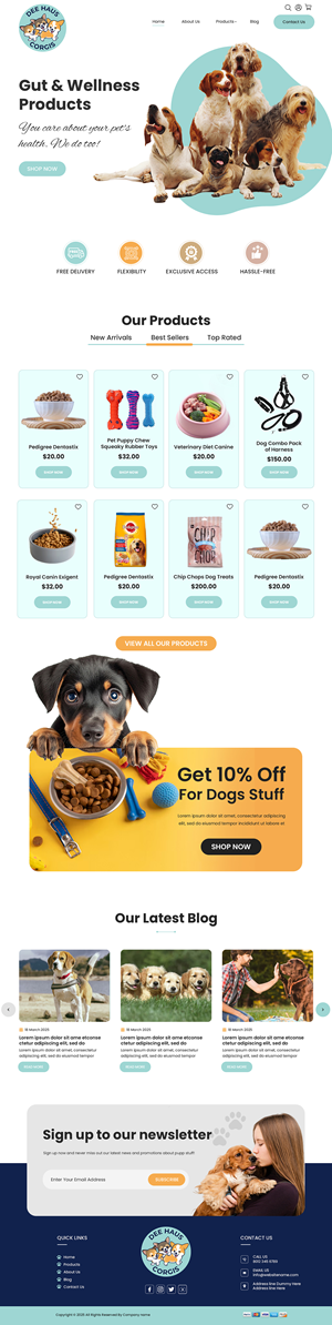 Web Design by Creations Box 2015 for Dee Haus Corgis | Design: #35113467