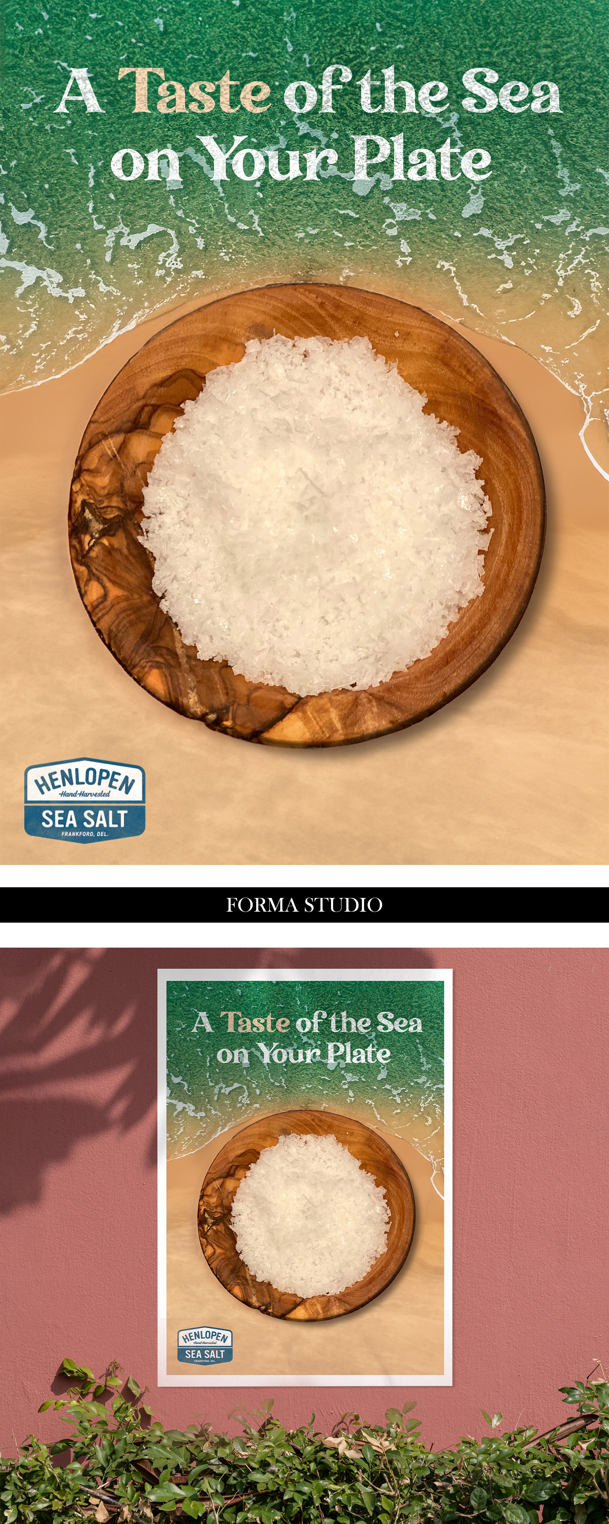 Menu Design by Farvahar Design Studio for Henlopen Sea Salt | Design #35116828
